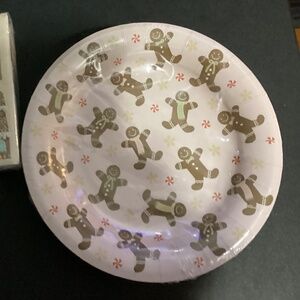 Lady Jayne Gingerbread Dessert Plates & Napkins NIP
